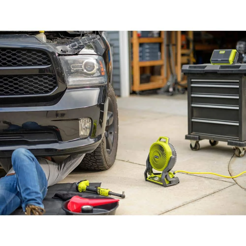 Ryobi ONE+ 18V Cordless Hybrid WHISPER SERIES 7-1/2 In. Fan (Tool Only) 9 Ryobi ONE+ 18V Cordless Hybrid WHISPER SERIES 7-1/2 In. Fan (Tool Only) - Image 9