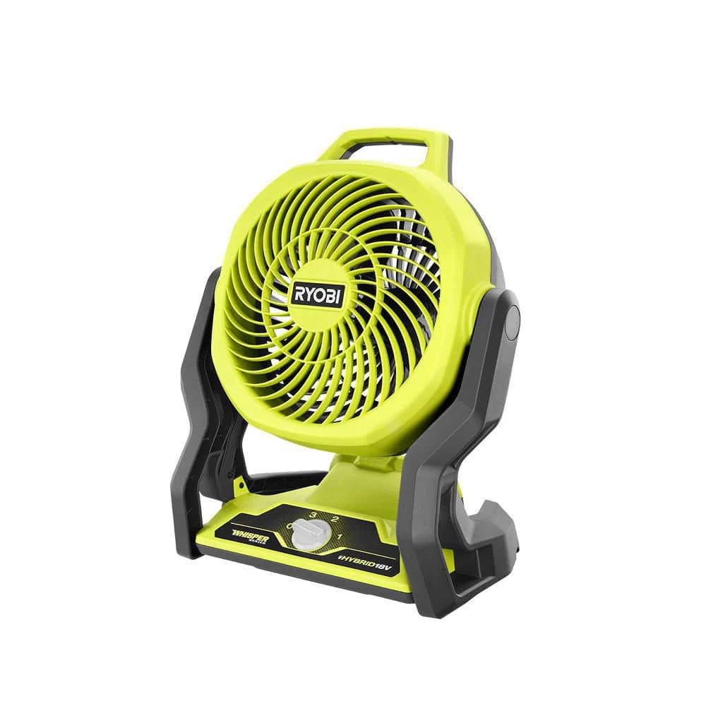 Ryobi ONE+ 18V Cordless Hybrid WHISPER SERIES 7-1/2 In. Fan (Tool Only) 1 Ryobi ONE+ 18V Cordless Hybrid WHISPER SERIES 7-1/2 In. Fan (Tool Only)