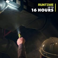 Ryobi USB Lithium Cordless Pivoting LED 3-Mode Flip Light And Pivoting Head Flashlight Kit W/ (2) Batteries & Charging Cables -RYOBI TOOLS SALE ryobi jobsite lighting fvl52k fvl54k 4f 1000