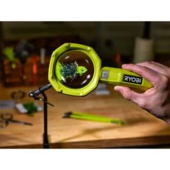 Ryobi USB Lithium 200 Lumens Magnifying Light Kit With 2.0 Ah Battery & USB Charging Cable W/ Extra USB Lithium 2.0 Ah Battery -RYOBI TOOLS SALE ryobi jobsite lighting fvl55k fvb02 fa 1000