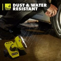 Ryobi USB Lithium Cordless Magnetic Clamp Light Kit With 2.0 Ah Battery And Charging Cable -RYOBI TOOLS SALE ryobi jobsite lighting fvl57k 77 1000