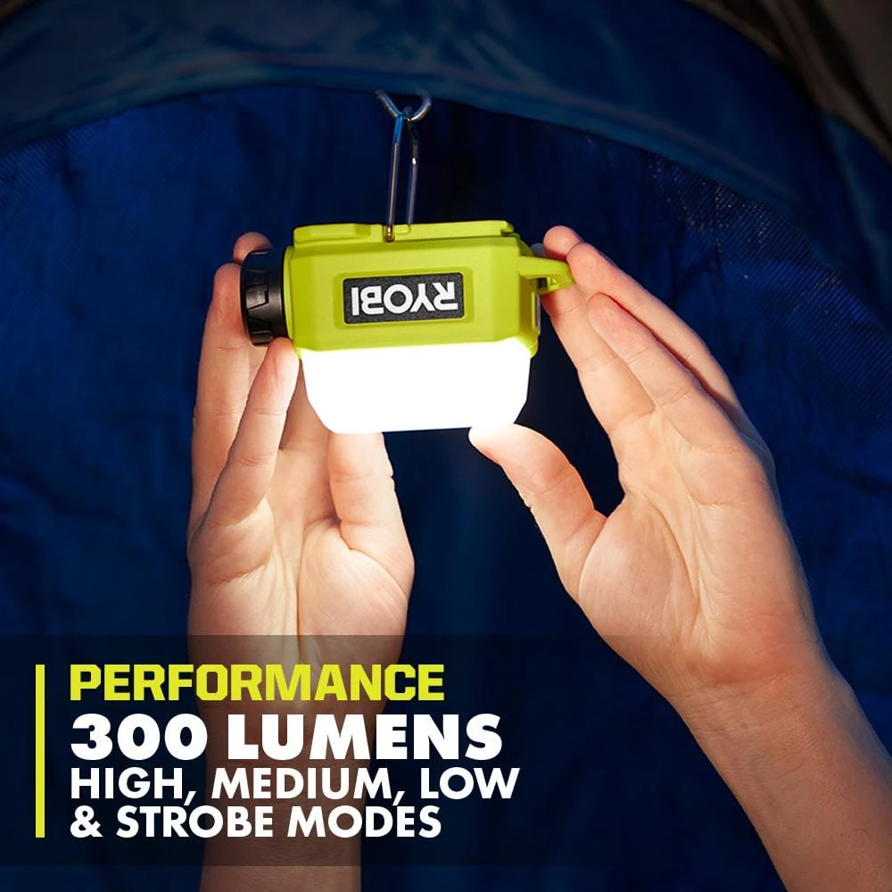 Ryobi USB Lithium Compact Cordless Area Light Kit With 2.0 Ah USB Battery, Charging Cable, And USB Lithium 2.0 Ah Battery 5 Ryobi USB Lithium Compact Cordless Area Light Kit With 2.0 Ah USB Battery, Charging Cable, And USB Lithium 2.0 Ah Battery - Image 5