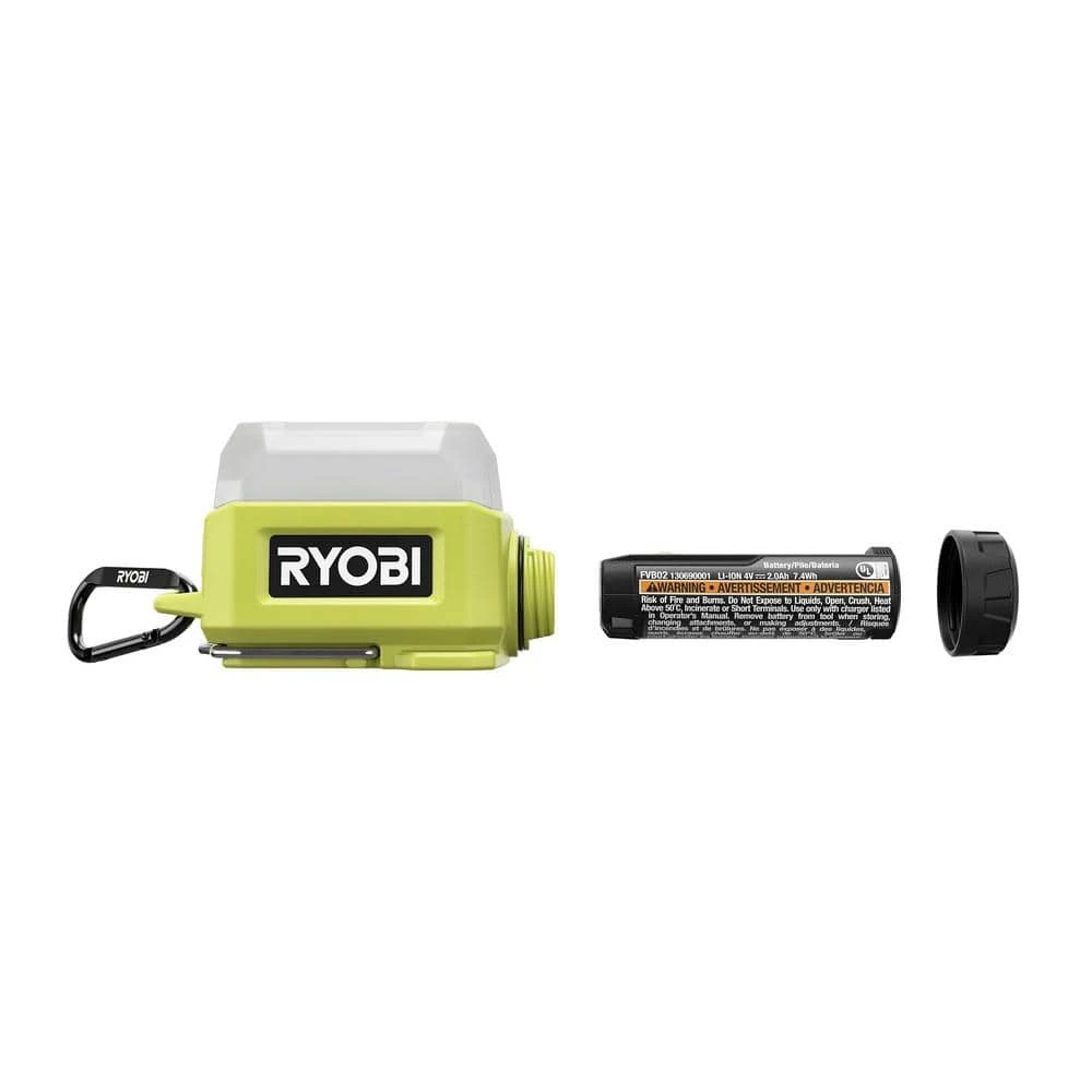 Ryobi USB Lithium Compact Cordless Area Light Kit With 2.0 Ah USB Battery, Charging Cable, And USB Lithium 2.0 Ah Battery 9 Ryobi USB Lithium Compact Cordless Area Light Kit With 2.0 Ah USB Battery, Charging Cable, And USB Lithium 2.0 Ah Battery - Image 9