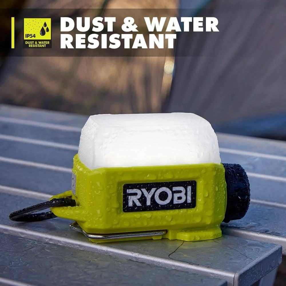 Ryobi USB Lithium Compact Cordless Area Light Kit With 2.0 Ah USB Battery, Charging Cable, And USB Lithium 2.0 Ah Battery 6 Ryobi USB Lithium Compact Cordless Area Light Kit With 2.0 Ah USB Battery, Charging Cable, And USB Lithium 2.0 Ah Battery - Image 6