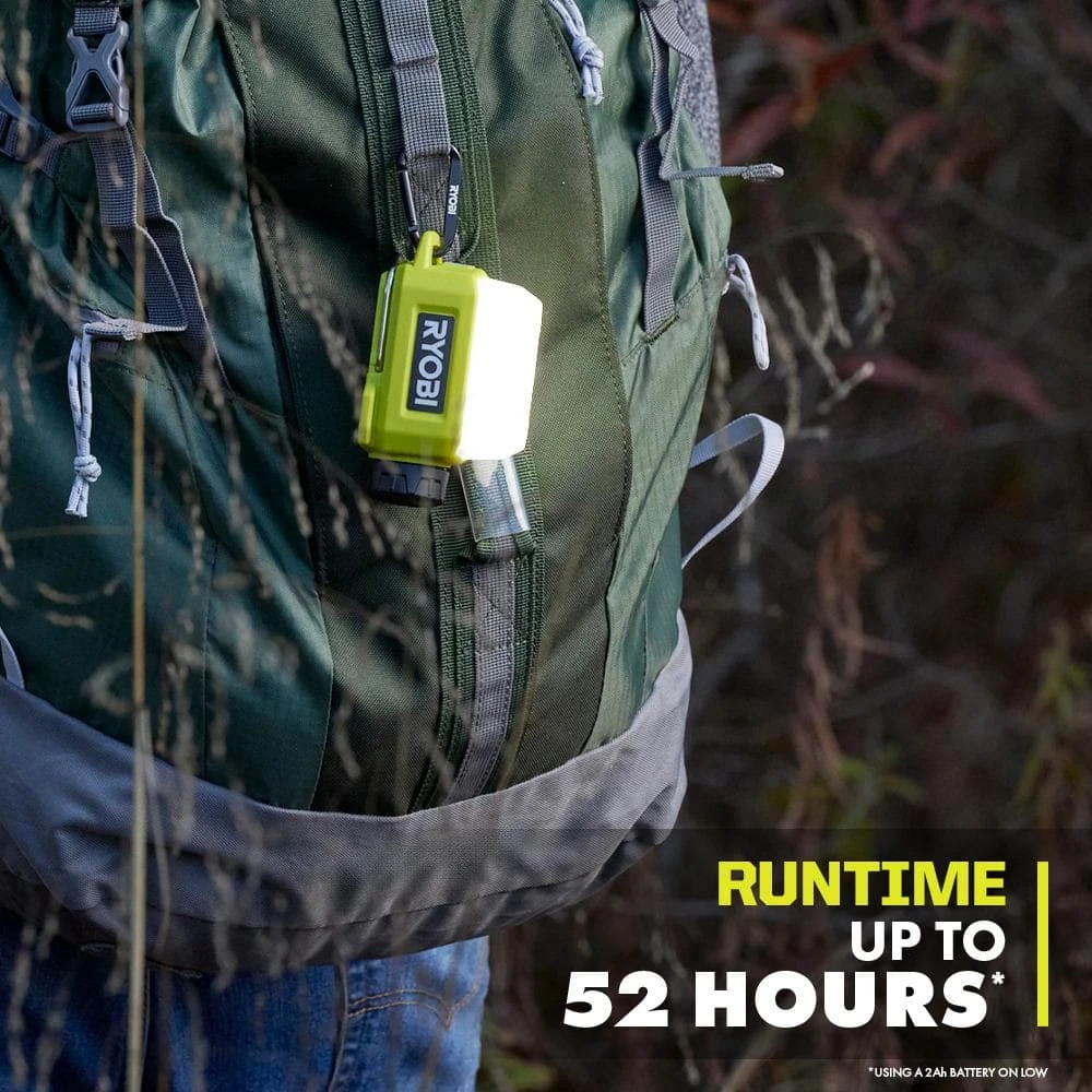 Ryobi USB Lithium Compact Cordless Area Light Kit With 2.0 Ah USB Battery, Charging Cable, And USB Lithium 2.0 Ah Battery 4 Ryobi USB Lithium Compact Cordless Area Light Kit With 2.0 Ah USB Battery, Charging Cable, And USB Lithium 2.0 Ah Battery - Image 4