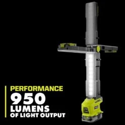 Ryobi ONE+ 18V Cordless LED Workbench Light (Tool-Only) -RYOBI TOOLS SALE ryobi jobsite lighting p727 1d 1000