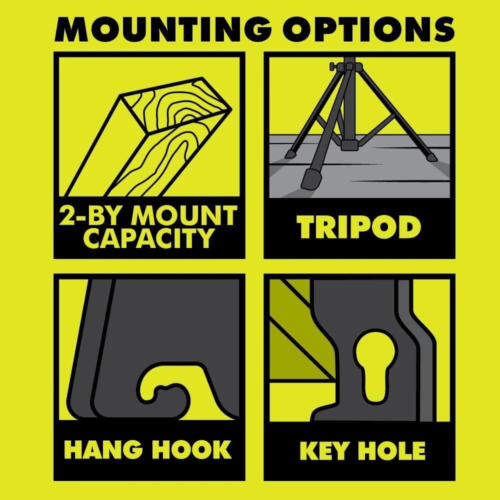 Ryobi ONE+ 18V Lithium-Ion 4.0 Ah Battery (2-Pack) With FREE 18V ONE+ Cordless Work Light 10 Ryobi ONE+ 18V Lithium-Ion 4.0 Ah Battery (2-Pack) With FREE 18V ONE+ Cordless Work Light - Image 10