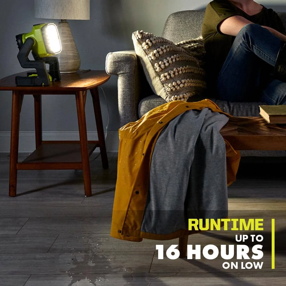 Ryobi ONE+ 18V Lithium-Ion 4.0 Ah Battery (2-Pack) With FREE 18V ONE+ Cordless Work Light 6 Ryobi ONE+ 18V Lithium-Ion 4.0 Ah Battery (2-Pack) With FREE 18V ONE+ Cordless Work Light - Image 6