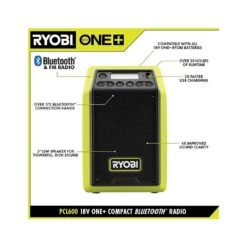 Ryobi ONE+ 18V Cordless 3-Tool Storm Combo Kit With Radio, Area Light, Power Inverter, 2.0 Ah Battery, And Charger -RYOBI TOOLS SALE ryobi jobsite lighting pcl1307k1 a0 1000