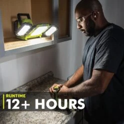 Ryobi ONE+ 18V Cordless Hybrid 3000 Lumens LED Panel Light (Tool Only) -RYOBI TOOLS SALE ryobi jobsite lighting pcl631b 1d 1000