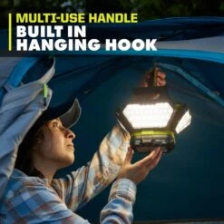 Ryobi ONE+ 18V Cordless 360° Light With ONE+ 18V 2.0 Ah Lithium-Ion Battery -RYOBI TOOLS SALE ryobi jobsite lighting pcl632b pbp006 c3 1000