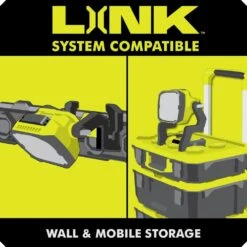 Ryobi ONE+ 18V Hybrid LED Work Light (Tool Only) -RYOBI TOOLS SALE ryobi jobsite lighting pcl633b 4f 1000