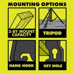 Ryobi ONE+ 18V Hybrid LED Work Light With ONE+ 18V 2.0 Ah Lithium-Ion Battery -RYOBI TOOLS SALE ryobi jobsite lighting pcl633b pbp006 1f 1000