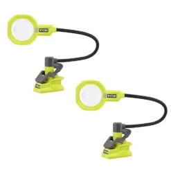 Ryobi ONE+ 18V Cordless LED Magnifying Clamp Light 2-Pack (Tools Only)