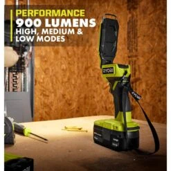 Ryobi ONE+ 18V Cordless LED Stick Light (Tool Only) -RYOBI TOOLS SALE ryobi jobsite lighting pcl668b a0 1000