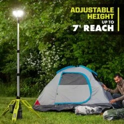 Ryobi Hybrid Tri-Power Tripod Light (Tool Only) -RYOBI TOOLS SALE ryobi jobsite lighting pcl691b 1d 1000