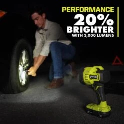 Ryobi ONE+ 18V Lithium-Ion Kit With 2.0 Ah And 4.0 Ah Batteries, Charger, And ONE+ 18V Cordless LED Spotlight 17 Ryobi ONE+ 18V Lithium-Ion Kit With 2.0 Ah And 4.0 Ah Batteries, Charger, And ONE+ 18V Cordless LED Spotlight -RYOBI TOOLS SALE ryobi jobsite lighting psk106sb pcl661b 1d 1000