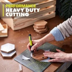 Ryobi 2-in-1 Hobby Knife W/ Blade Storage -RYOBI TOOLS SALE ryobi knife sets rhckp03 66 1000