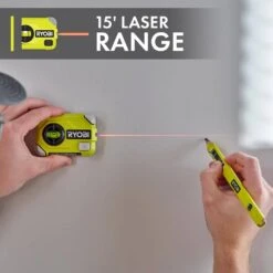 Ryobi 15' Compact Laser Level -RYOBI TOOLS SALE ryobi laser level ell1501 a0 1000