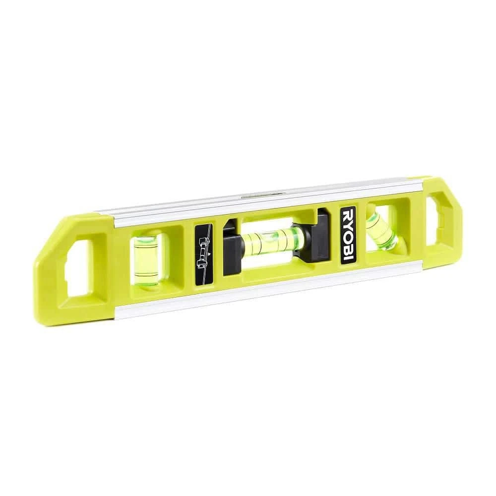 Ryobi 9 In. 2-in-1 Torpedo Level And Line Level 1 Ryobi 9 In. 2-in-1 Torpedo Level And Line Level