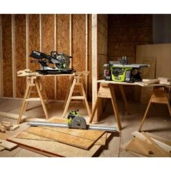 Ryobi ONE+ HP 18V Brushless Cordless 10 In. Sliding Compound Miter Saw Kit With 4.0 Ah HIGH PERFORMANCE Battery And Charger -RYOBI TOOLS SALE ryobi miter saws pblms01k 44 1000