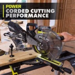 Ryobi ONE+ HP 18V Brushless Cordless 10 In. Sliding Compound Miter Saw Kit With 4.0 Ah HIGH PERFORMANCE Battery And Charger -RYOBI TOOLS SALE ryobi miter saws pblms01k a0 1000