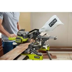 Ryobi ONE+ 18V Cordless 7-1/4 In. Sliding Compound Miter Saw -RYOBI TOOLS SALE ryobi miter saws pbt01b 1f 1000