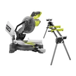 Ryobi 9 Amp Corded 7-1/4 In. Compound Miter Saw With Universal Miter Saw QUICKSTAND