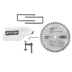Ryobi 15 Amp 10 In. Corded Sliding Compound Miter Saw With LED Cutline Indicator -RYOBI TOOLS SALE ryobi miter saws tss103 1f 1000