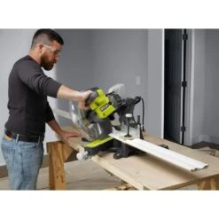 Ryobi 15 Amp 12 In. Corded Sliding Compound Miter Saw With LED Cutline Indicator -RYOBI TOOLS SALE ryobi miter saws tss121 44 1000