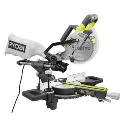 Ryobi 10 Amp Corded 7-1/4 In. Compound Sliding Miter Saw