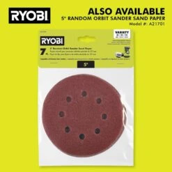 Ryobi ONE+ HP 18V Brushless Cordless 5 In. Random Orbit Sander Kit With 2.0 Ah HIGH PERFORMANCE Battery And Charger -RYOBI TOOLS SALE ryobi orbital sanders pblsd01k1 44 1000