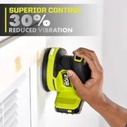 Ryobi ONE+ HP 18V Brushless Cordless 5 In. Random Orbit Sander Kit With 2.0 Ah HIGH PERFORMANCE Battery And Charger -RYOBI TOOLS SALE ryobi orbital sanders pblsd01k1 4f 1000