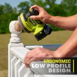Ryobi ONE+ HP 18V Brushless Cordless 5 In. Random Orbit Sander Kit With 2.0 Ah HIGH PERFORMANCE Battery And Charger -RYOBI TOOLS SALE ryobi orbital sanders pblsd01k1 66 1000