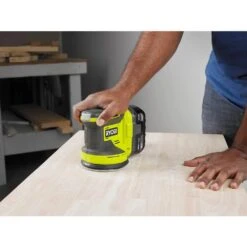 Ryobi ONE+ 18V Cordless 5 In. Random Orbit Sander Kit With 4.0 Ah Battery And Charger -RYOBI TOOLS SALE ryobi orbital sanders pcl406k1 66 1000