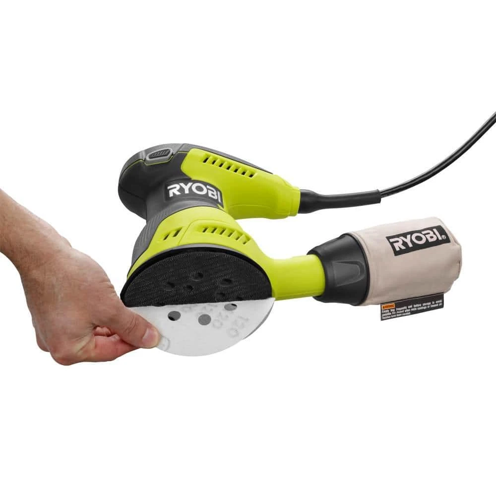 Ryobi 2.6 Amp Corded 5 In. Random Orbital Sander 4 Ryobi 2.6 Amp Corded 5 In. Random Orbital Sander - Image 4
