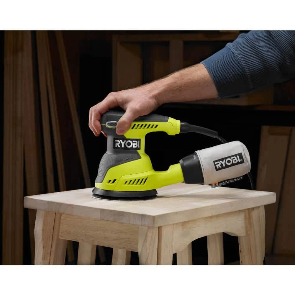 Ryobi 2.6 Amp Corded 5 In. Random Orbital Sander 8 Ryobi 2.6 Amp Corded 5 In. Random Orbital Sander - Image 8