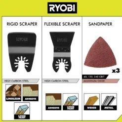 Ryobi 16-Piece Oscillating Multi-Tool Blade Accessory Set -RYOBI TOOLS SALE ryobi oscillating tool attachments a241601 1d 1000