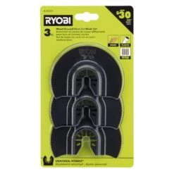 Ryobi 3-1/2 In. Wood/Drywall Flush Cut Blade Set (3-Piece) -RYOBI TOOLS SALE ryobi oscillating tool attachments a24304 40 1000
