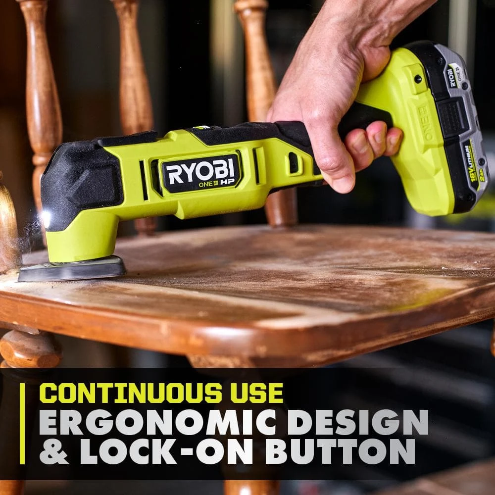 Ryobi ONE+ HP 18V Brushless Cordless Oscillating Multi-Tool (Tool Only) 6 Ryobi ONE+ HP 18V Brushless Cordless Oscillating Multi-Tool (Tool Only) - Image 6