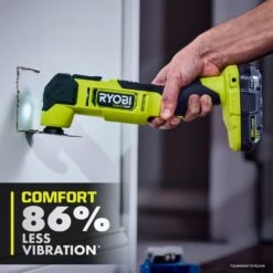 Ryobi ONE+ HP 18V Brushless Cordless Oscillating Multi-Tool (Tool Only) With 4-Piece Wood Oscillating Multi-Tool Blade Set -RYOBI TOOLS SALE ryobi oscillating tools pblmt51b a24401 77 1000