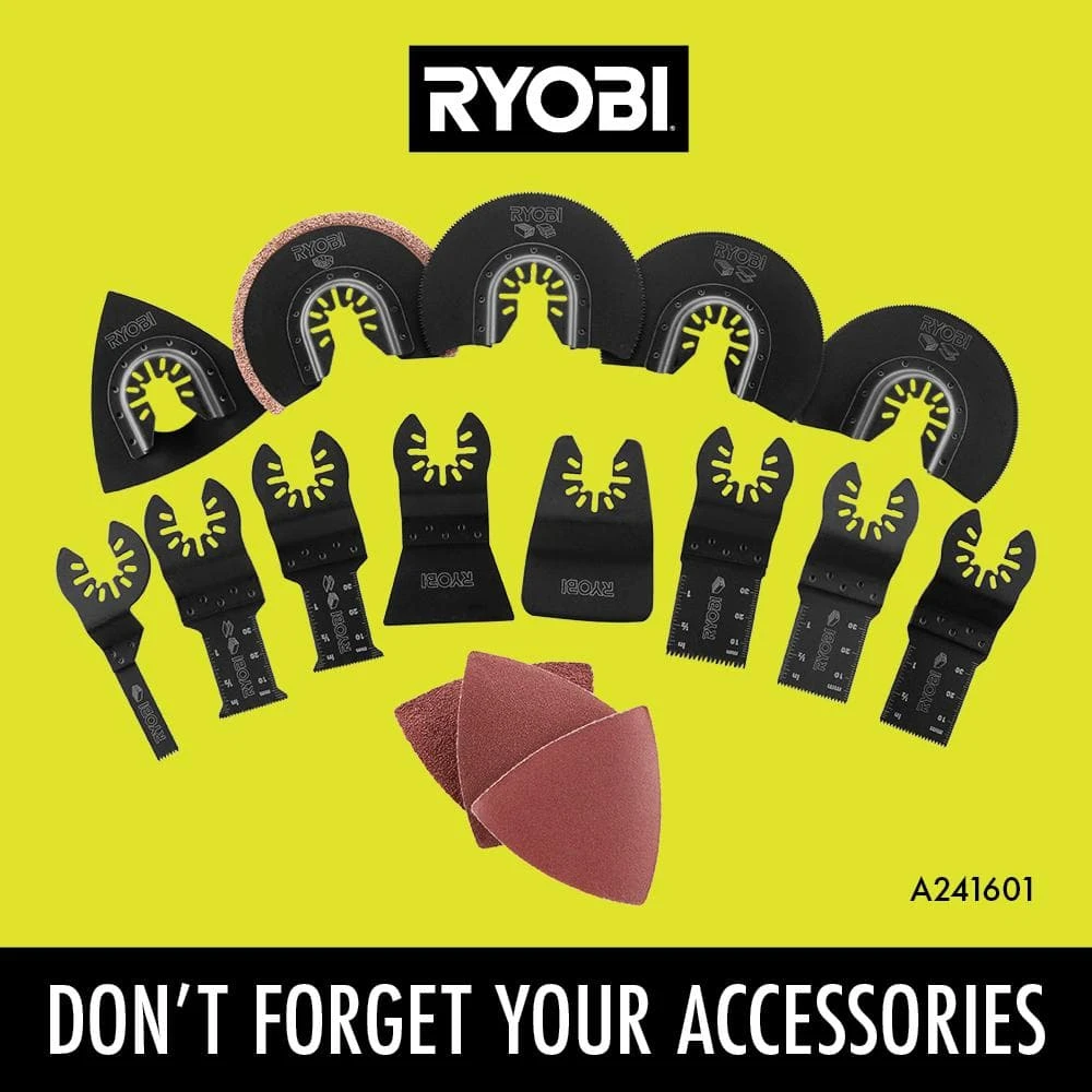 Ryobi ONE+ HP 18V Brushless Cordless Oscillating Multi-Tool (Tool Only) 12 Ryobi ONE+ HP 18V Brushless Cordless Oscillating Multi-Tool (Tool Only) - Image 12