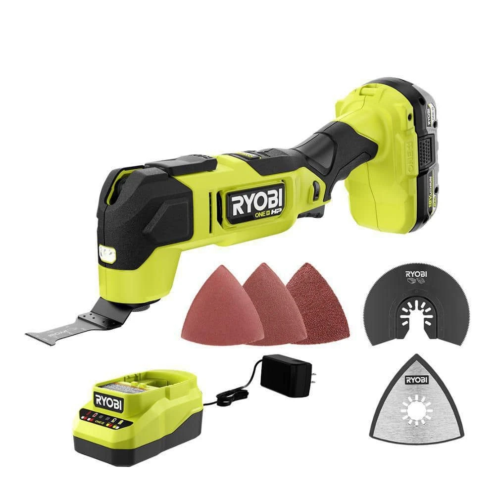 Ryobi ONE+ HP 18V Brushless Cordless Multi-Tool Kit With 2.0 Ah Battery And Charger 1 Ryobi ONE+ HP 18V Brushless Cordless Multi-Tool Kit With 2.0 Ah Battery And Charger