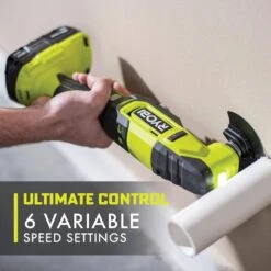 Ryobi ONE+ 18V Cordless Oscillating Multi-Tool (Tool Only) With 4-Piece Wood Oscillating Multi-Tool Blade Set 17 Ryobi ONE+ 18V Cordless Oscillating Multi-Tool (Tool Only) With 4-Piece Wood Oscillating Multi-Tool Blade Set -RYOBI TOOLS SALE ryobi oscillating tools pcl430b a24401 1d 1000