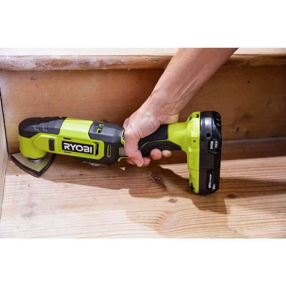 Ryobi ONE+ 18V Cordless Oscillating Multi-Tool Kit With 2.0 Ah Battery, Charger, And 4-Piece Wood Oscillating Blade Set 10 Ryobi ONE+ 18V Cordless Oscillating Multi-Tool Kit With 2.0 Ah Battery, Charger, And 4-Piece Wood Oscillating Blade Set - Image 10