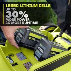 Ryobi 40V Lithium-Ion 6.0 Ah Battery And Rapid Charger Starter Kit -RYOBI TOOLS SALE ryobi outdoor power batteries chargers op4060506 1d 1000