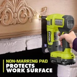 Ryobi ONE+ 18V Cordless Airstrike 23-Gauge Pin Nailer With 2.0 Ah Lithium-Ion Battery -RYOBI TOOLS SALE ryobi pin nailers pcl310b pbp006 1d 1000