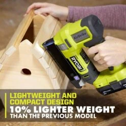 Ryobi ONE+ 18V Cordless Airstrike 23-Gauge Pin Nailer With 2.0 Ah Lithium-Ion Battery -RYOBI TOOLS SALE ryobi pin nailers pcl310b pbp006 66 1000