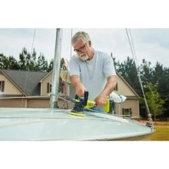 Ryobi ONE+ 18V Cordless 5 In. Variable Speed Dual Action Polisher Kit With 4.0 Ah Battery And 18V Charger -RYOBI TOOLS SALE ryobi polishers pbf100k d4 1000