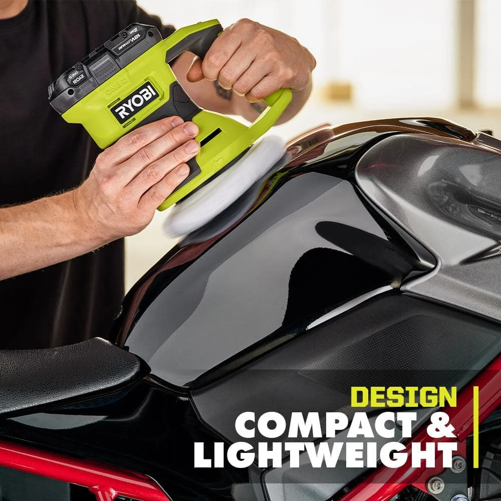 Ryobi ONE+ 18V Cordless 6 In. 2-Speed Buffer Kit With 2.0 Ah Battery And Charger 5 Ryobi ONE+ 18V Cordless 6 In. 2-Speed Buffer Kit With 2.0 Ah Battery And Charger - Image 5